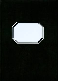 Konttorikirja (A4, suoraviivainen, 288 sivua, mustakantinen)