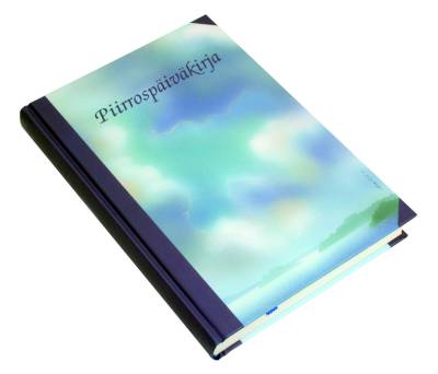 Piirrospäiväkirja Aalto (148 x 210 mm,366 sivua, päänauha), päiväkirja