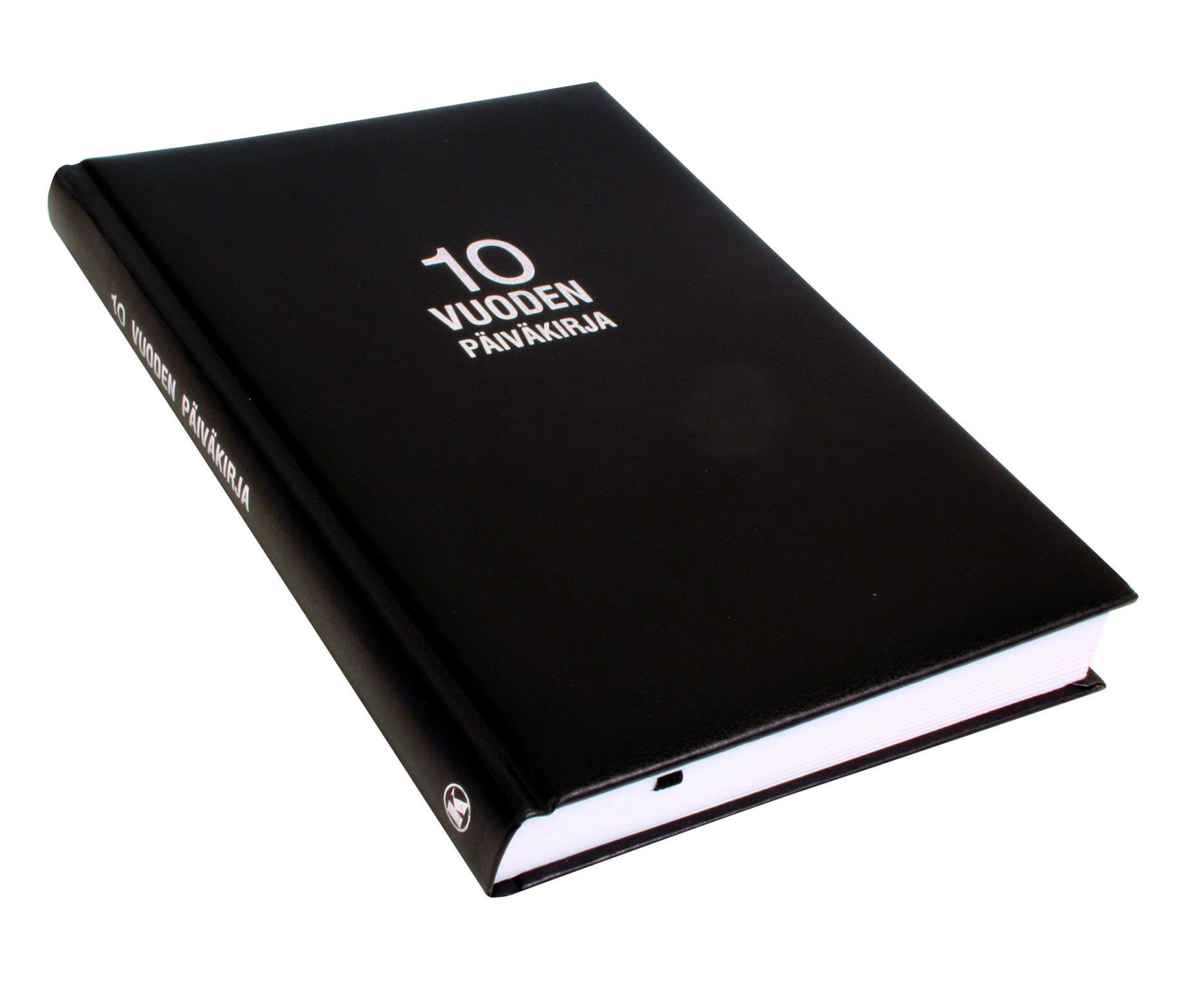 10 vuoden päiväkirja (B5, 376 s. musta, kovakantinen, nimipäivät) |  Karistopap verkkokauppa