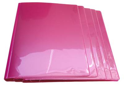 Minimappi A4 5 kpl/pkt 20 mm pp taskut pinkki