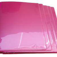 Minimappi A4 5 kpl/pkt 20 mm pp taskut pinkki